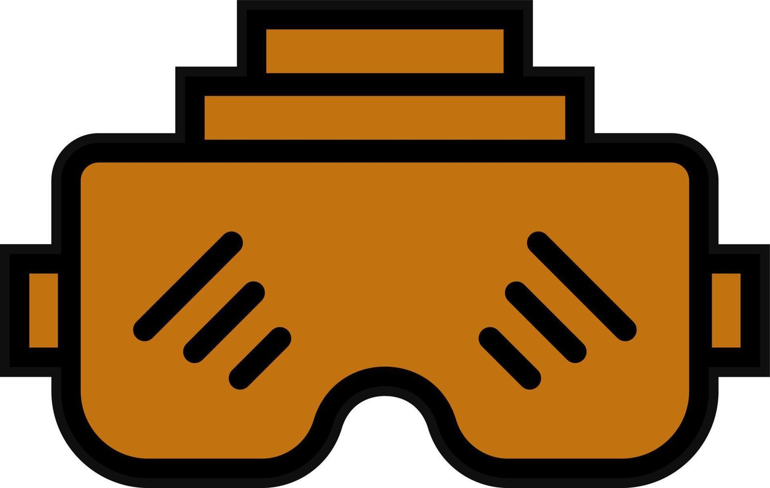 VR Glasses Vector Icon Design