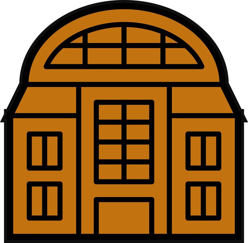 Shopping Mall Vector Icon Design