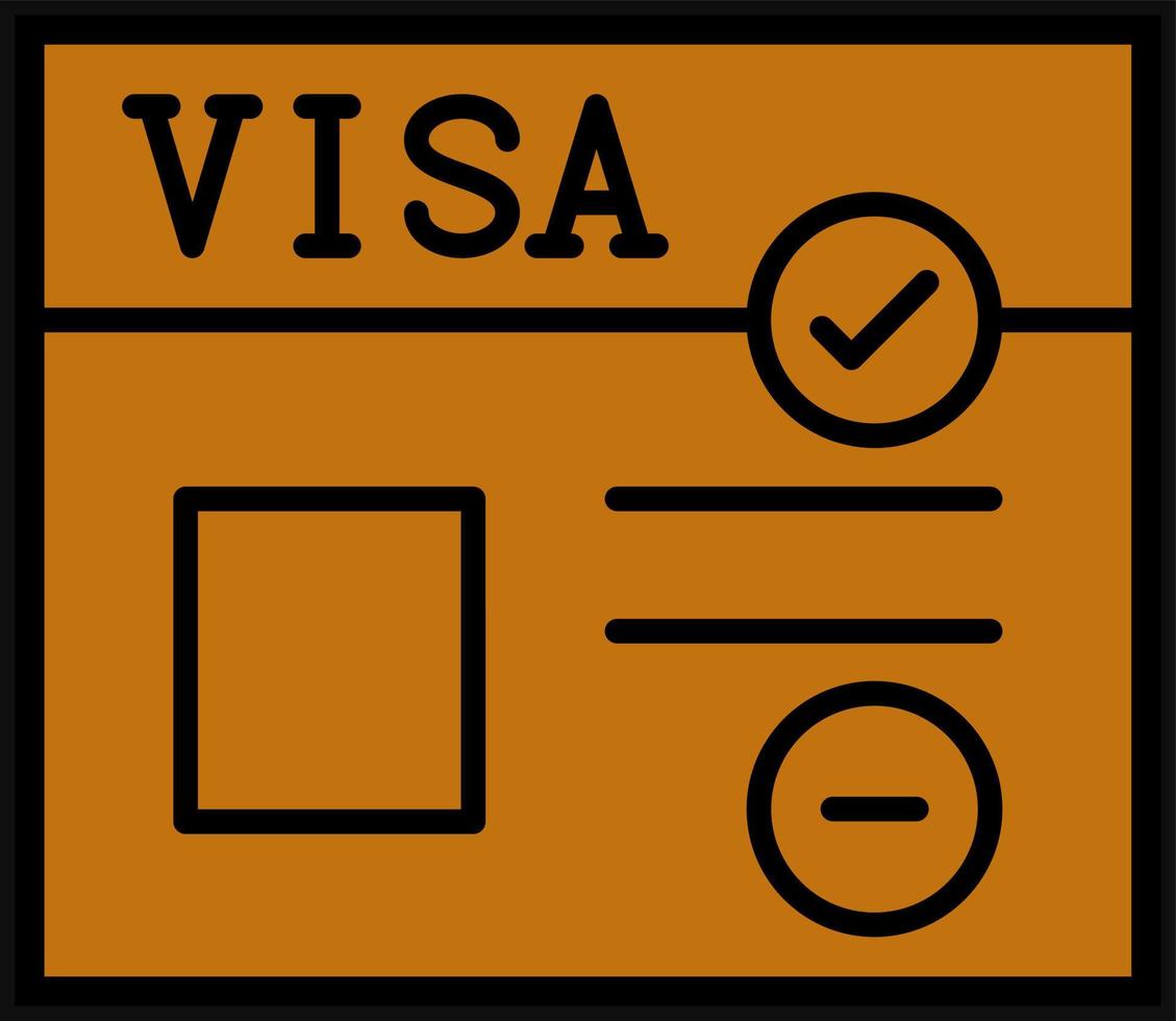 Visa Vector Icon Design