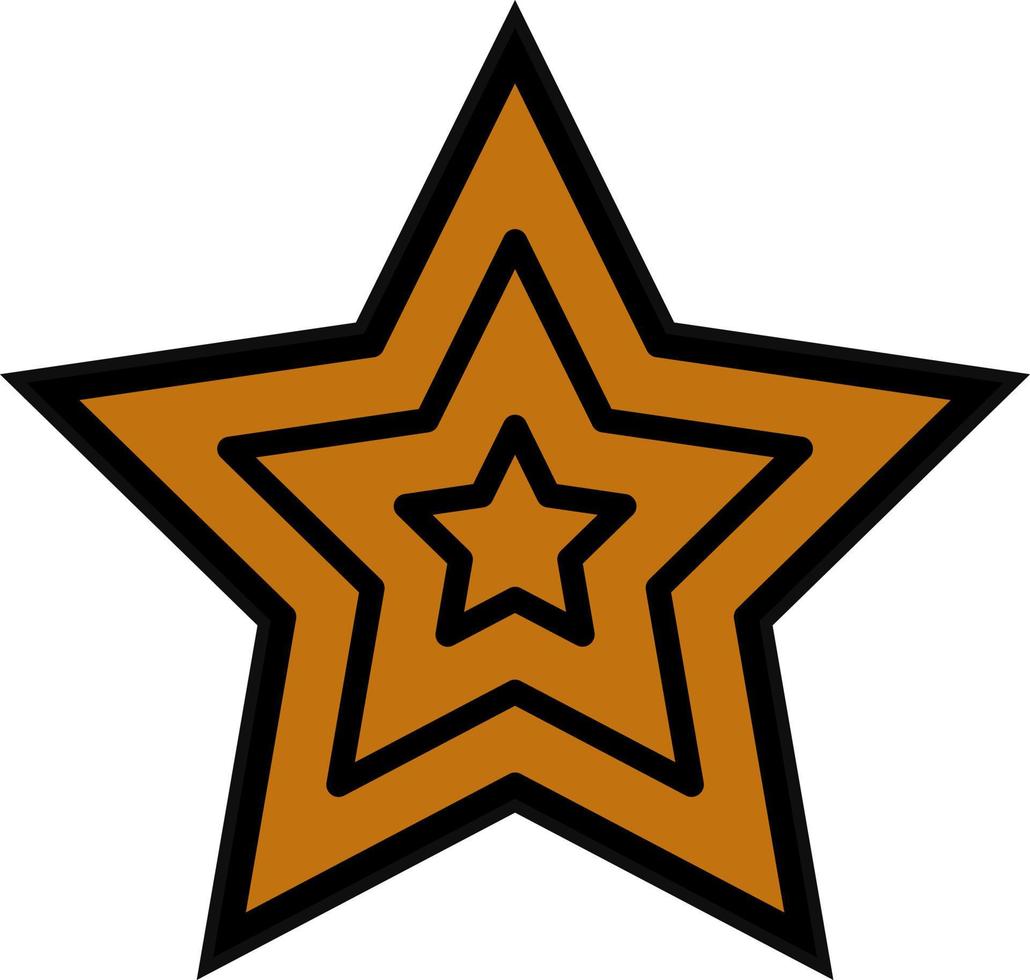 diseño de icono de vector de estrella