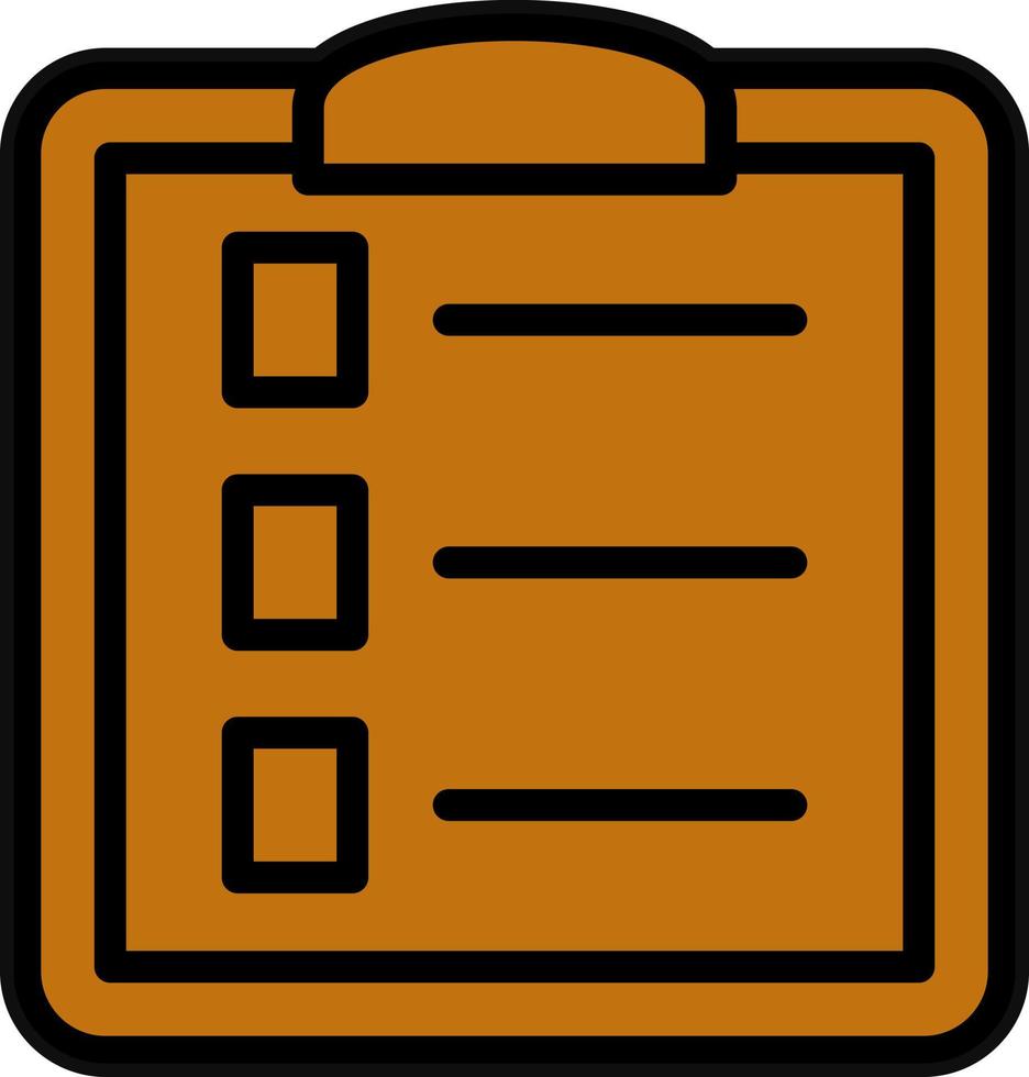 Checklist Vector Icon Design