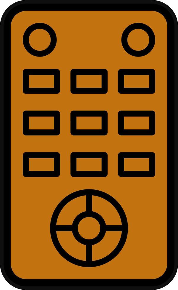 Remote Control Vector Icon Design