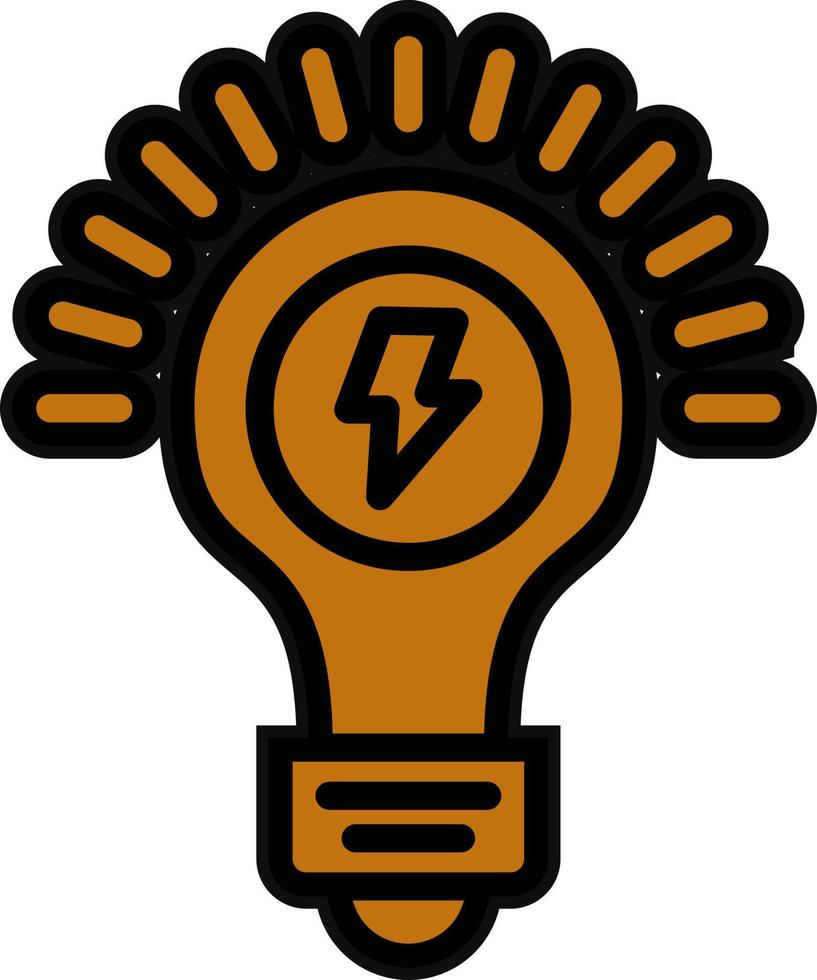Lighting Vector Icon Design