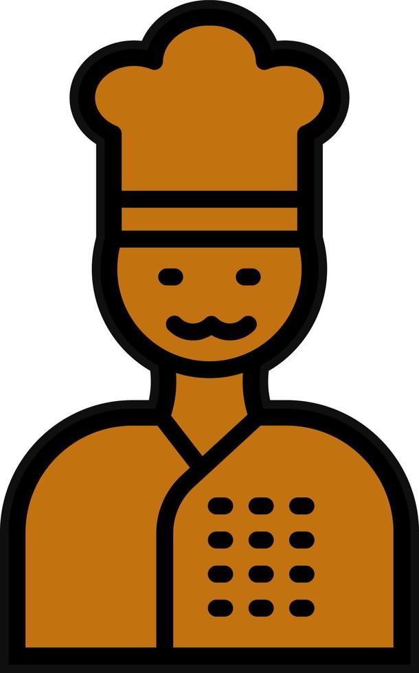 diseño de icono de vector de chef