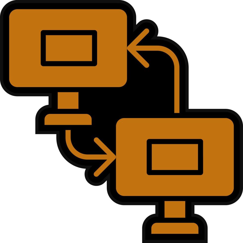 Data Transfer Vector Icon Design