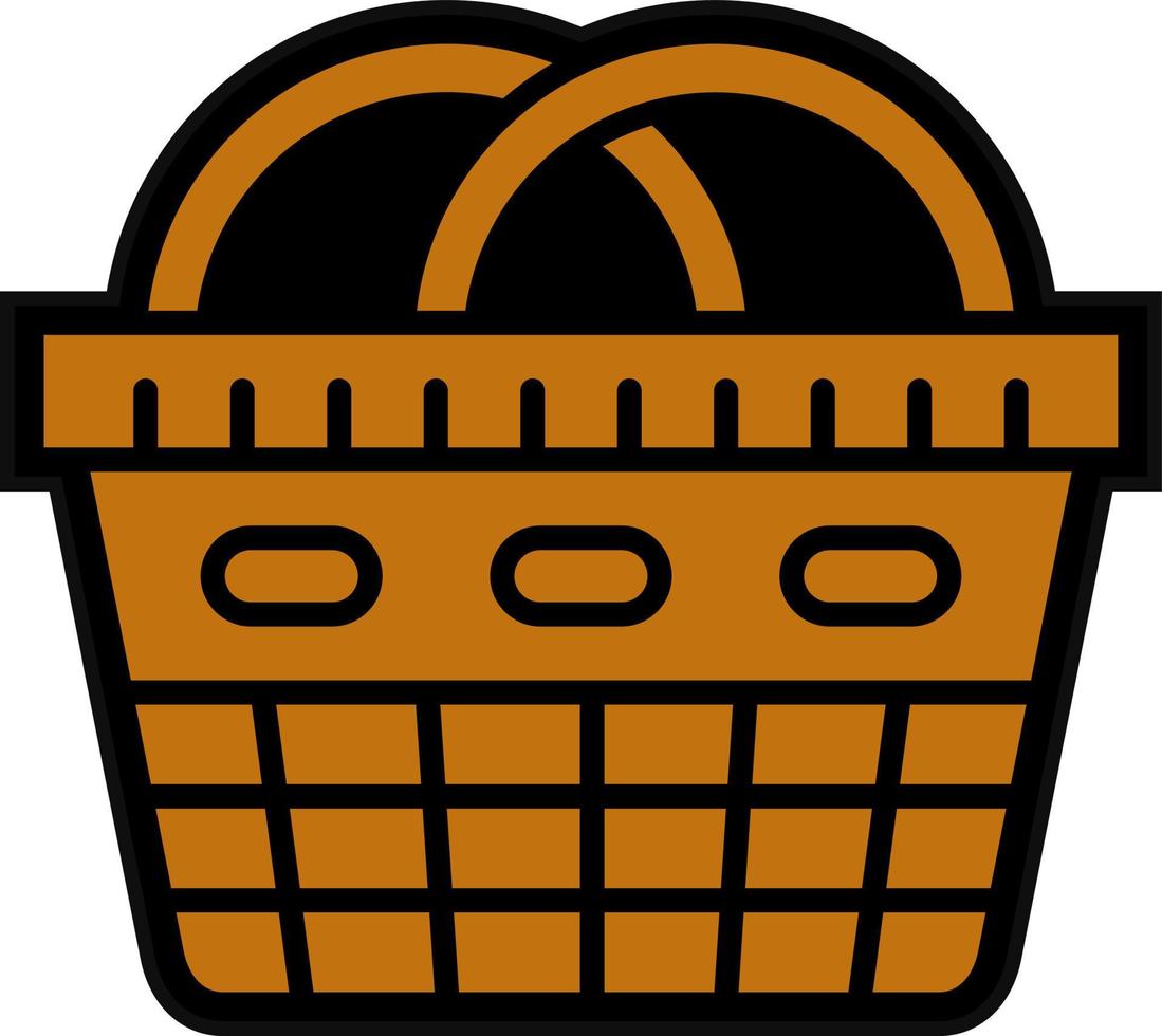 diseño de icono de vector de cesta de compras