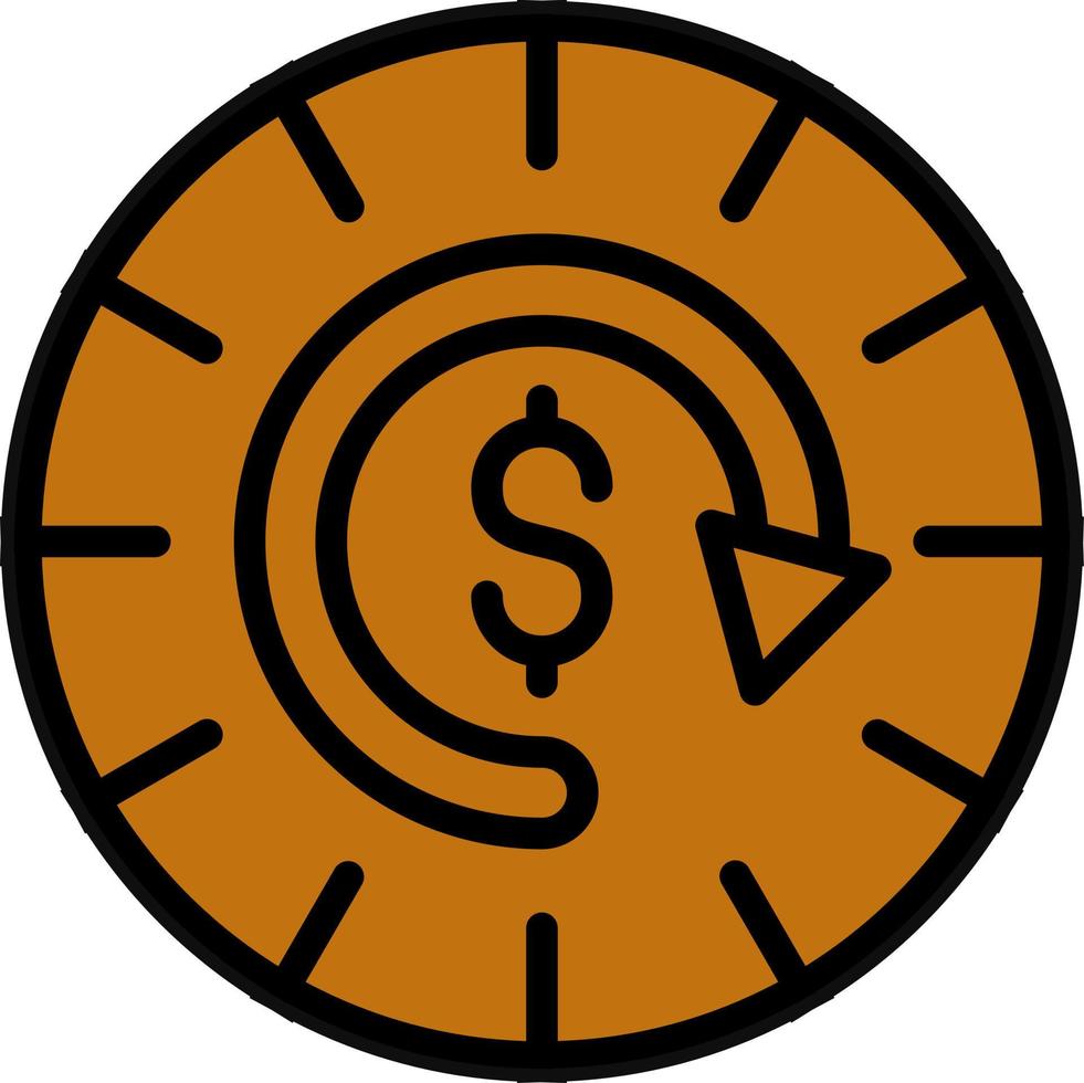 Time is Money Vector Icon Design