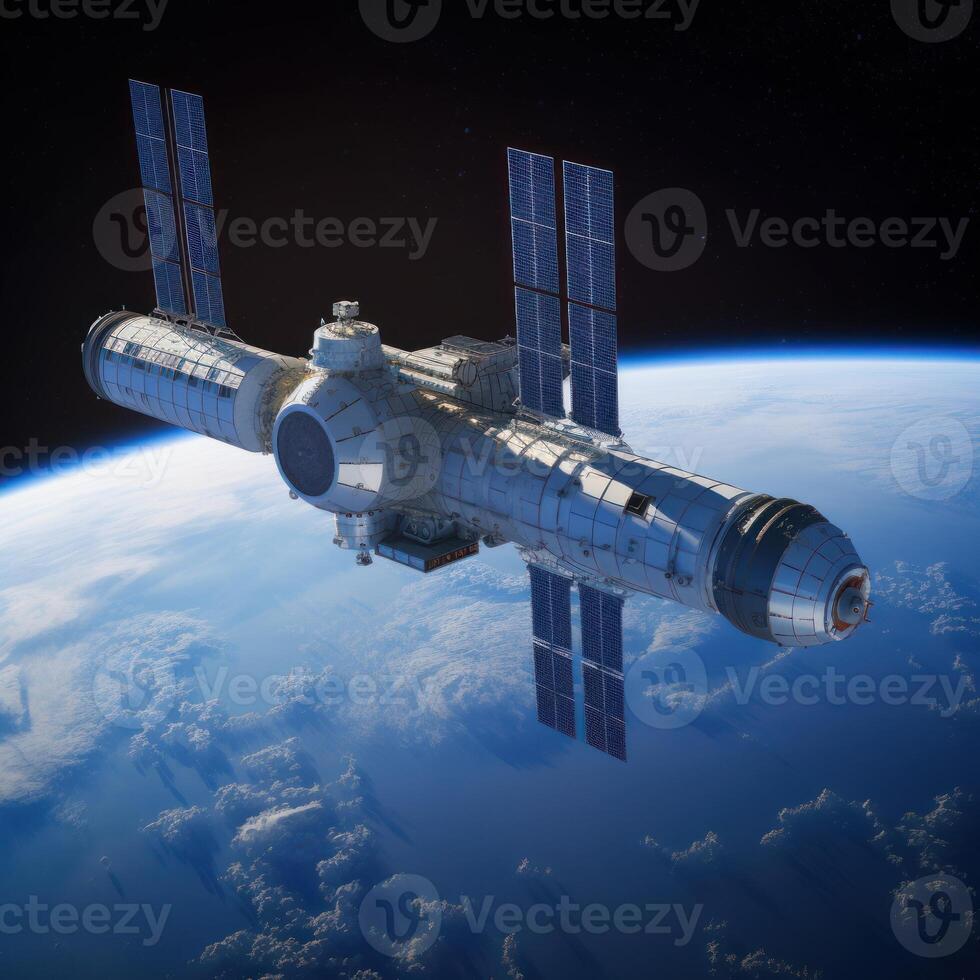 China's space station known as Tiangong Space Station photo