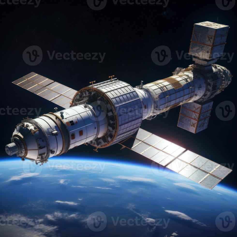 China's space station known as Tiangong Space Station HD image photo