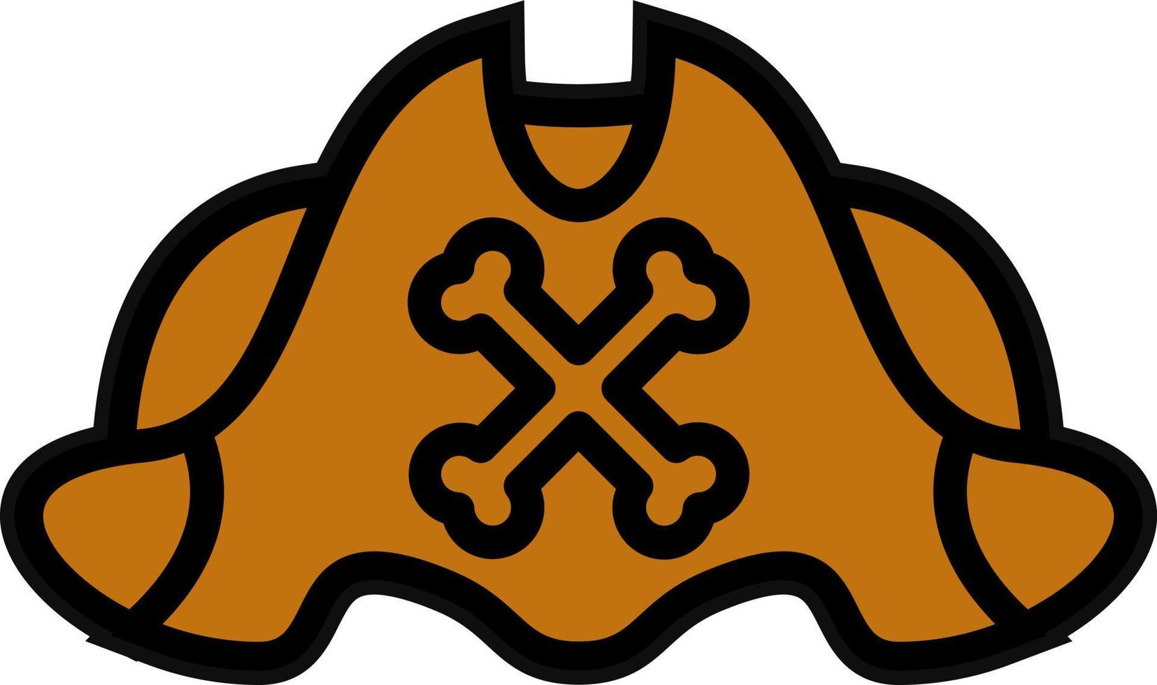 Pirate Cap Vector Icon Design