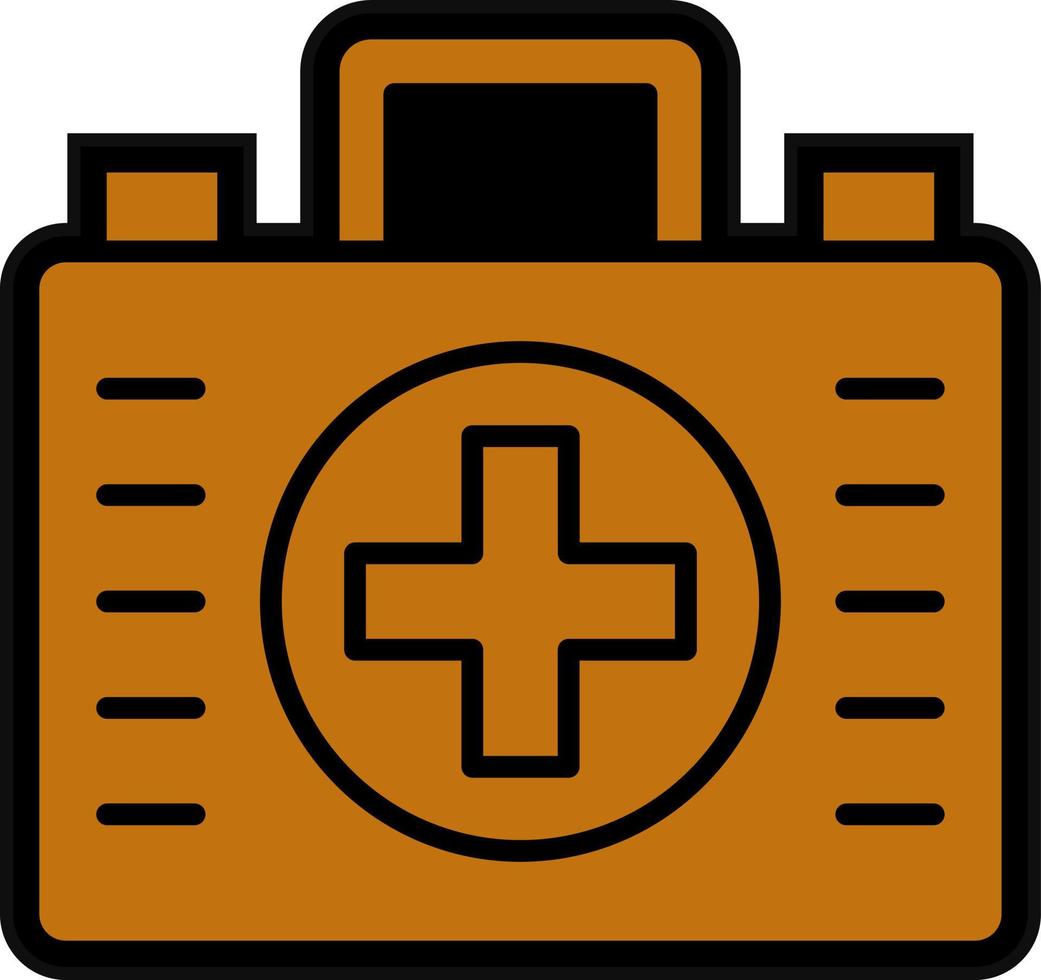 diseño de icono de vector de botiquín de primeros auxilios