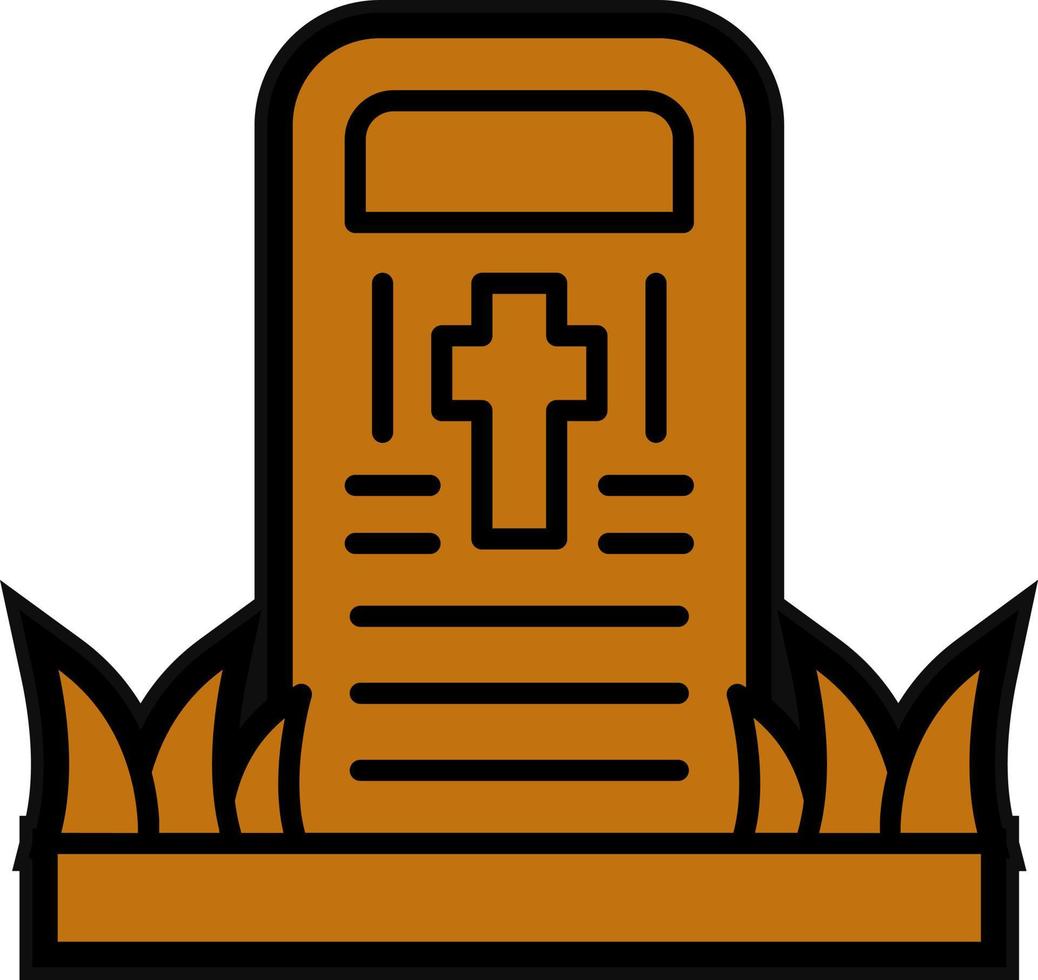 diseño de icono de vector de cementerio