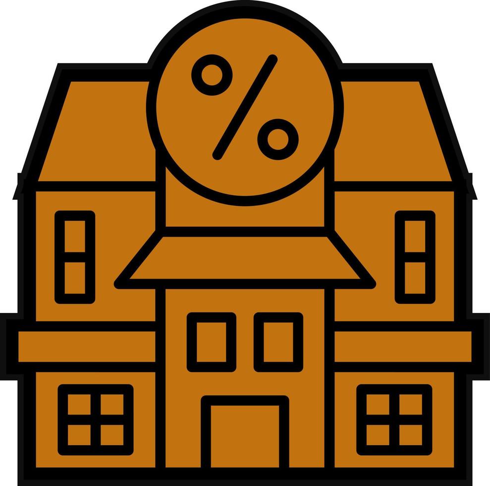 House Discount Vector Icon Design