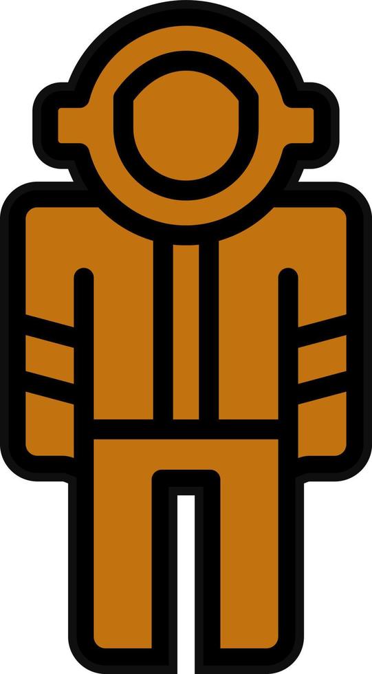 Astronaut Suit Vector Icon Design