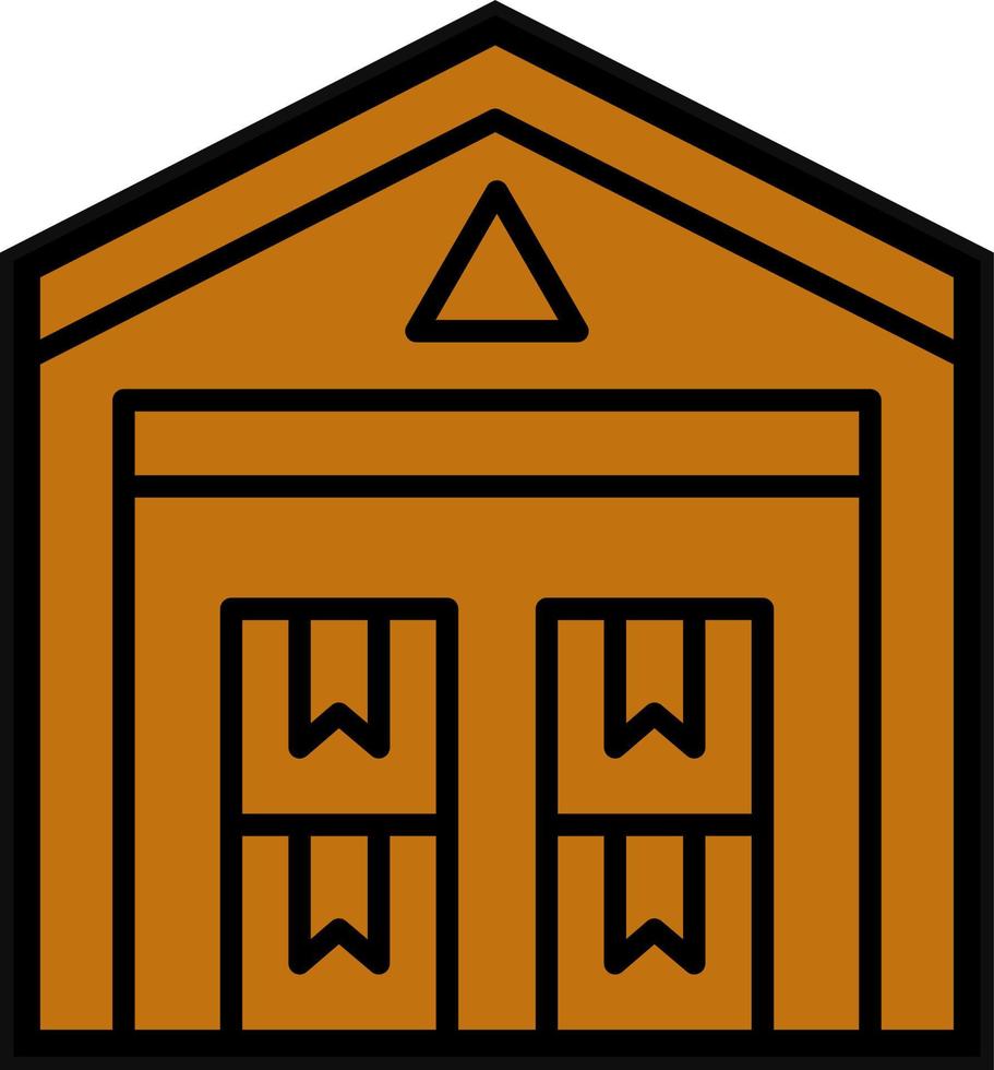 Warehouse Vector Icon Design
