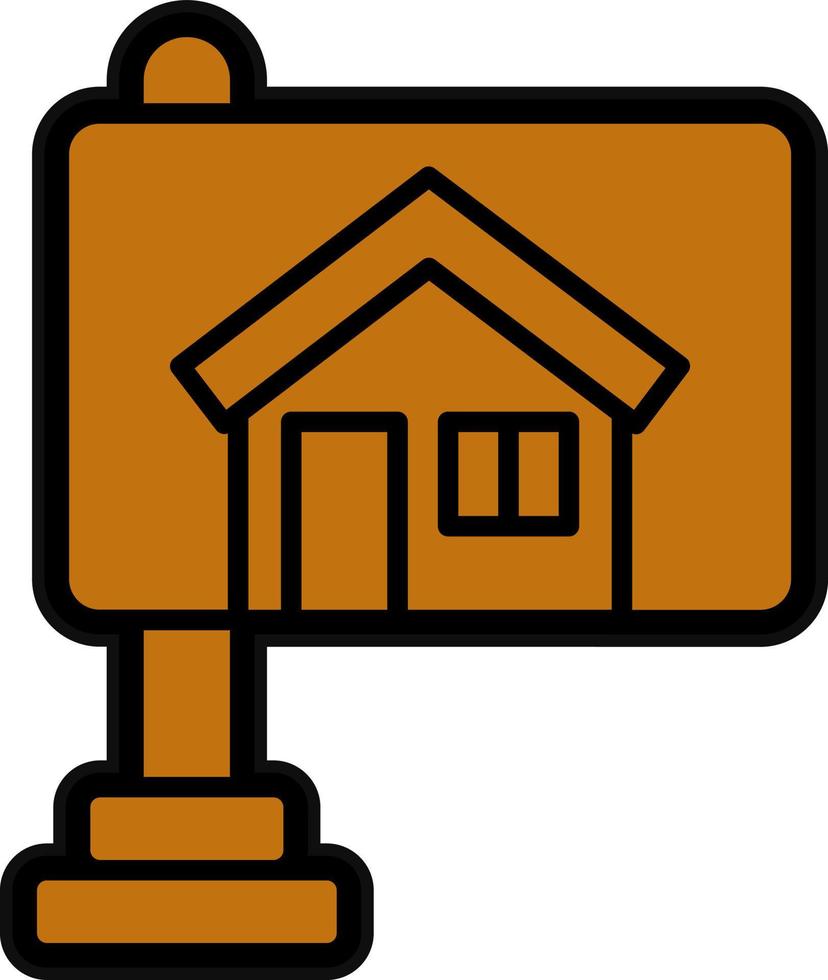House Direction Vector Icon Design