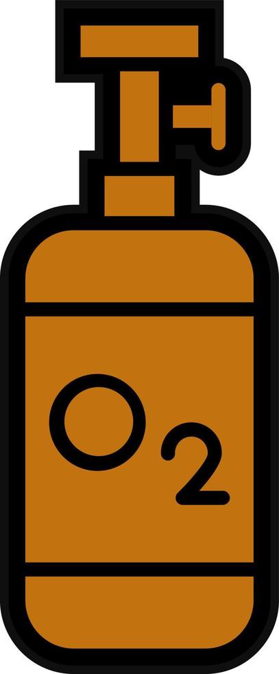 Oxygen Tank Vector Icon Design