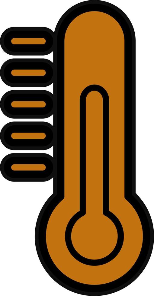 Thermometer Vector Icon Design