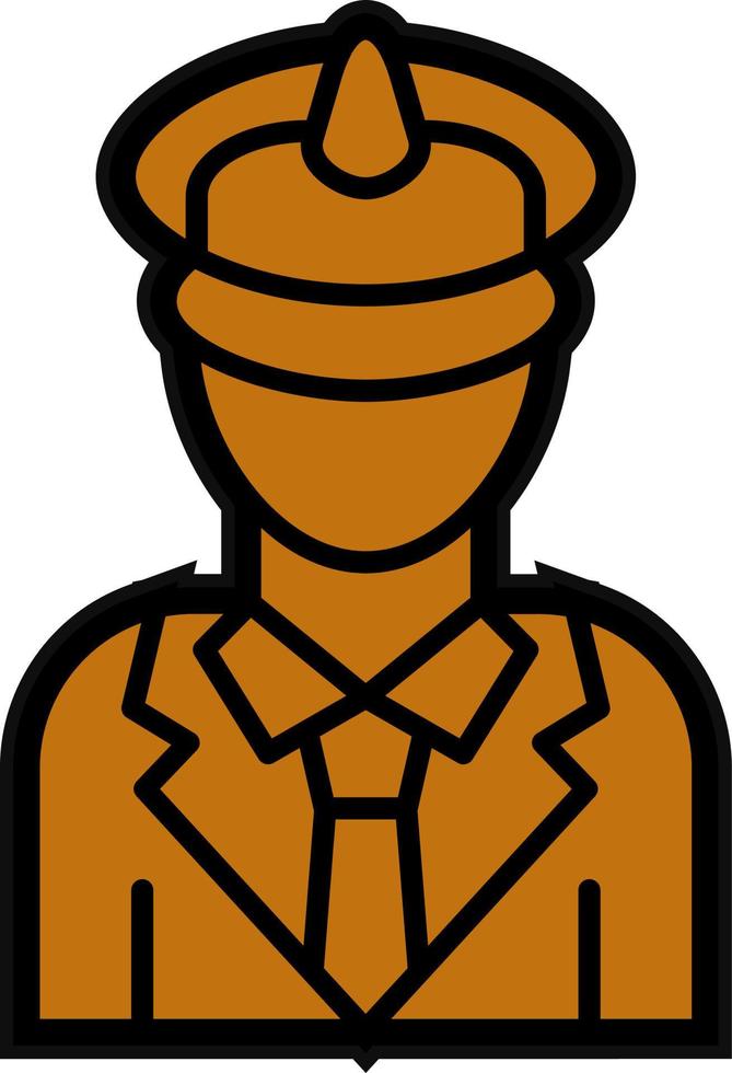 Captain Vector Icon Design