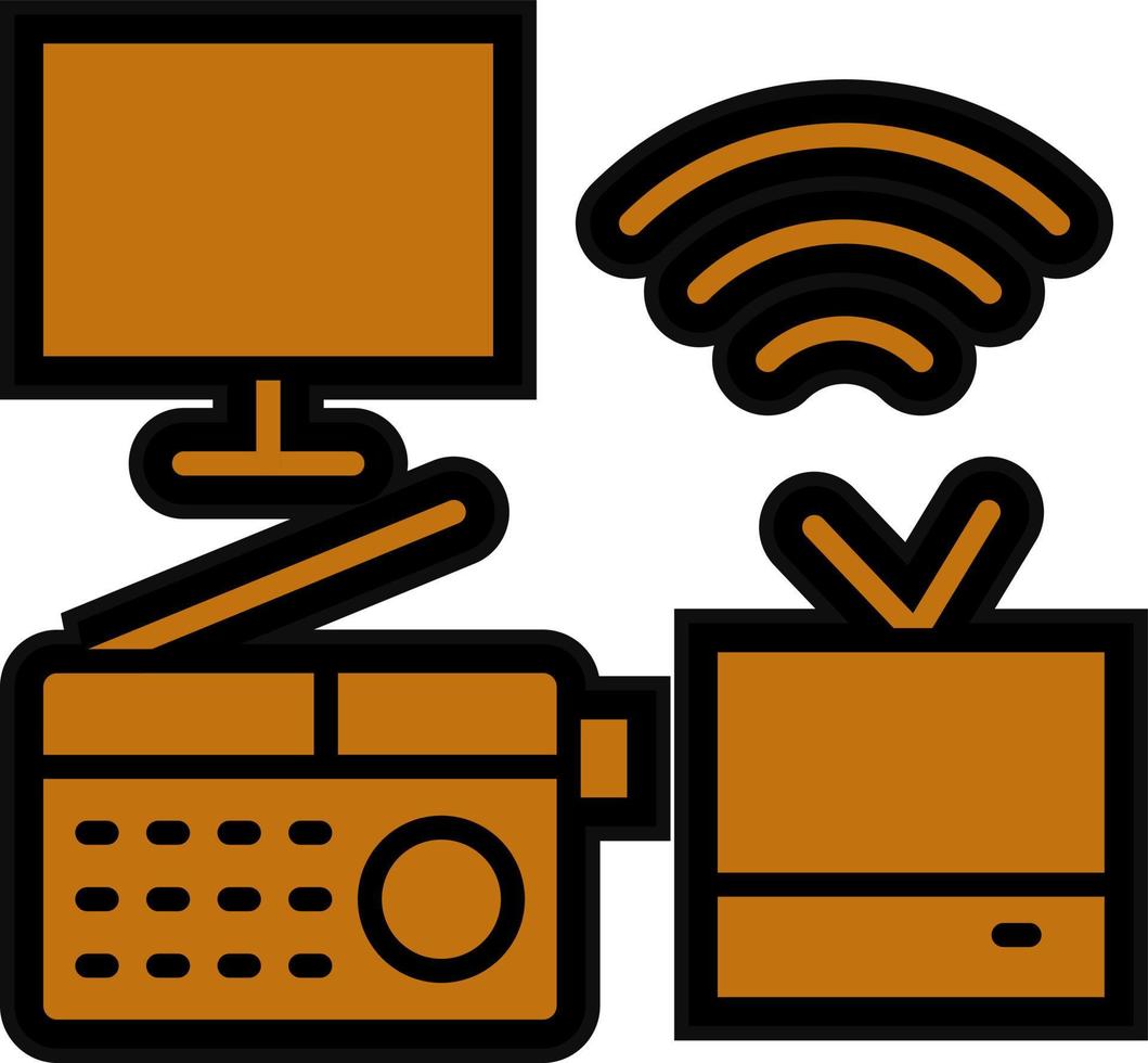 Mass Media Vector Icon Design