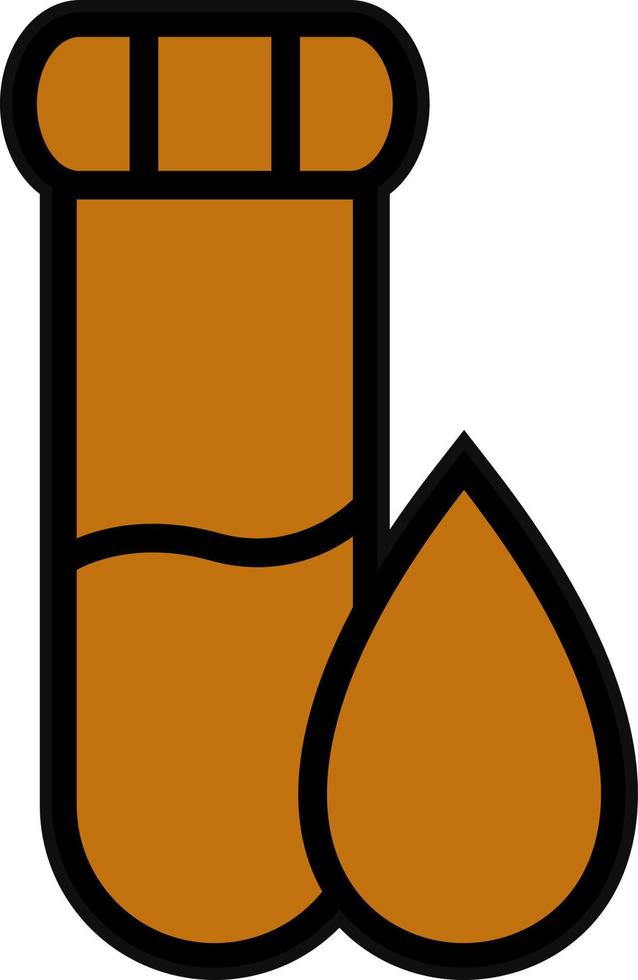 Test Tubes Vector Icon Design