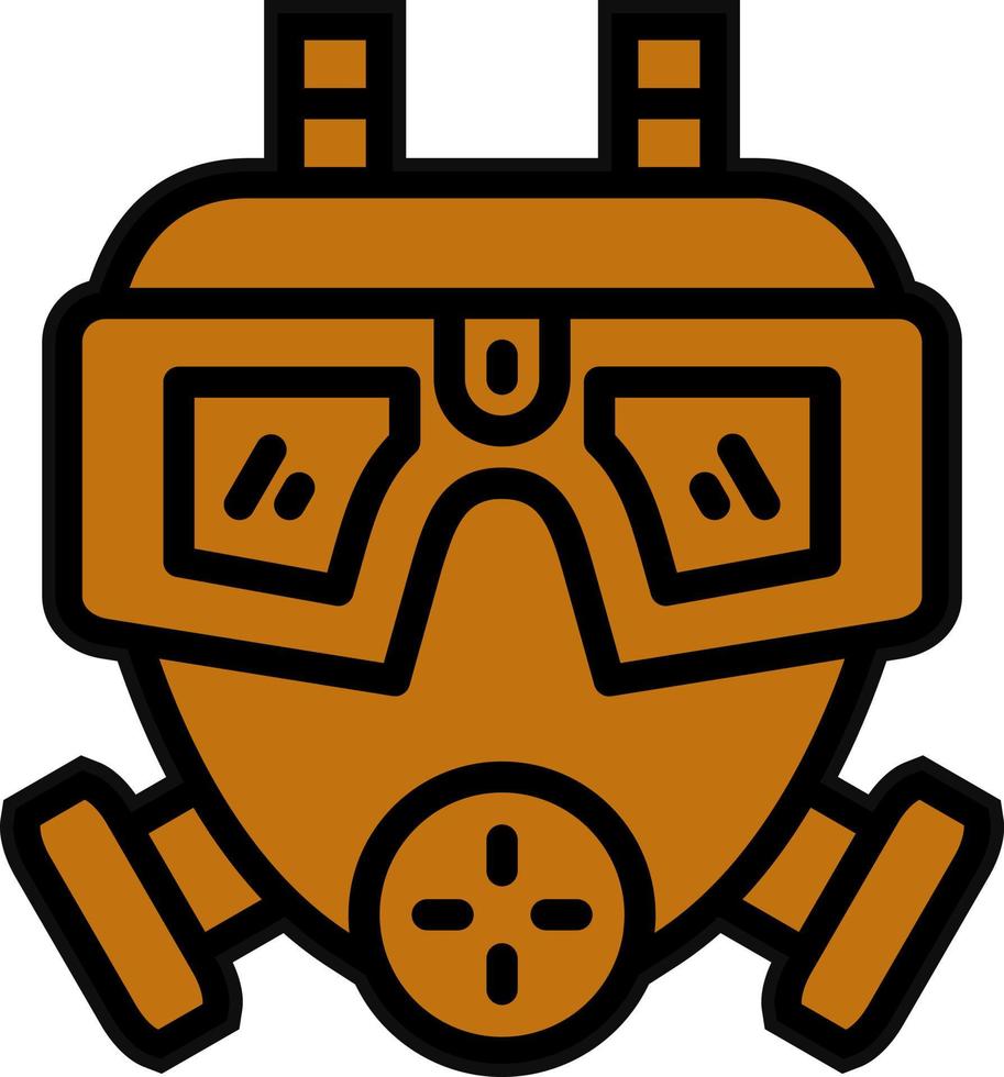 Army Mask Vector Icon Design