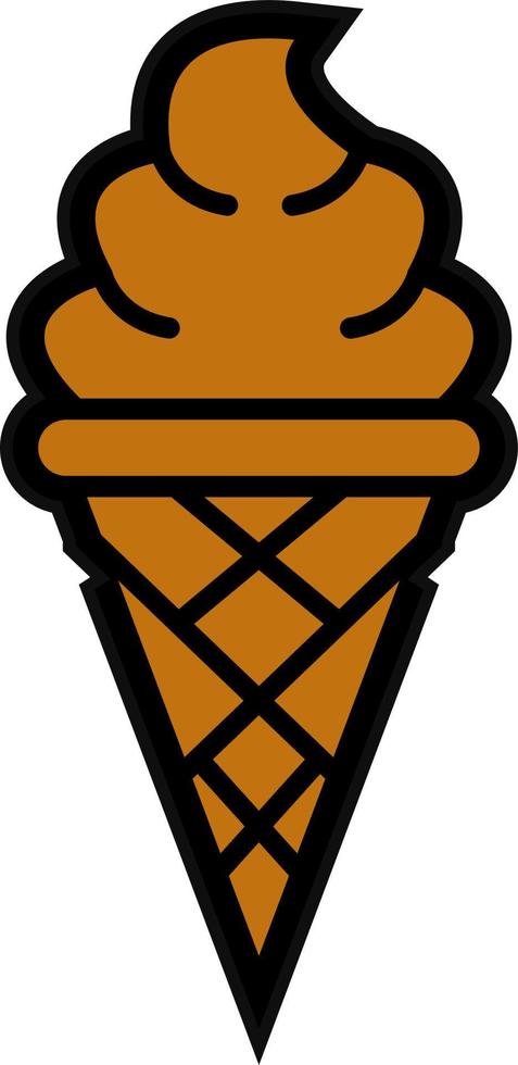 Ice Cream Vector Icon Design
