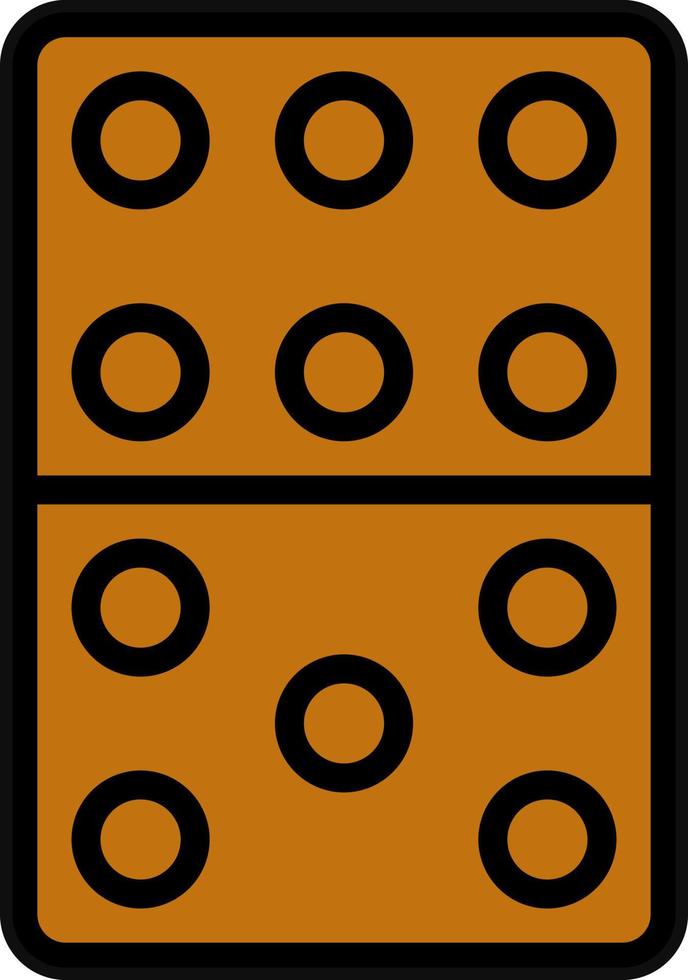 Domino Vector Icon Design