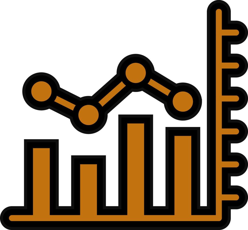 Graph Vector Icon Design