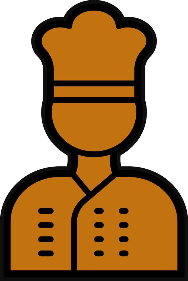 diseño de icono de vector de chef