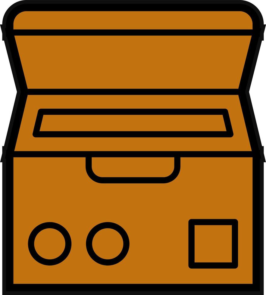 Deep Freezer Vector Icon Design