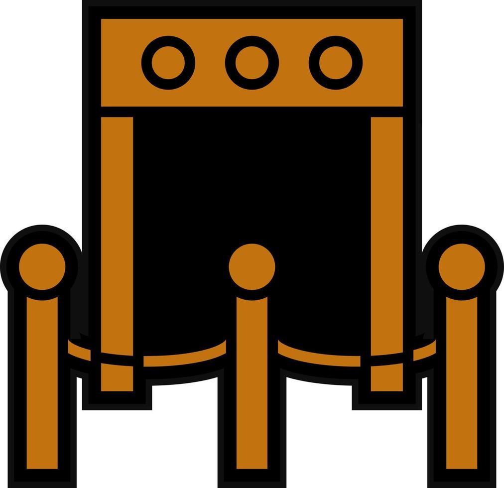 Boarding Gate Vector Icon Design