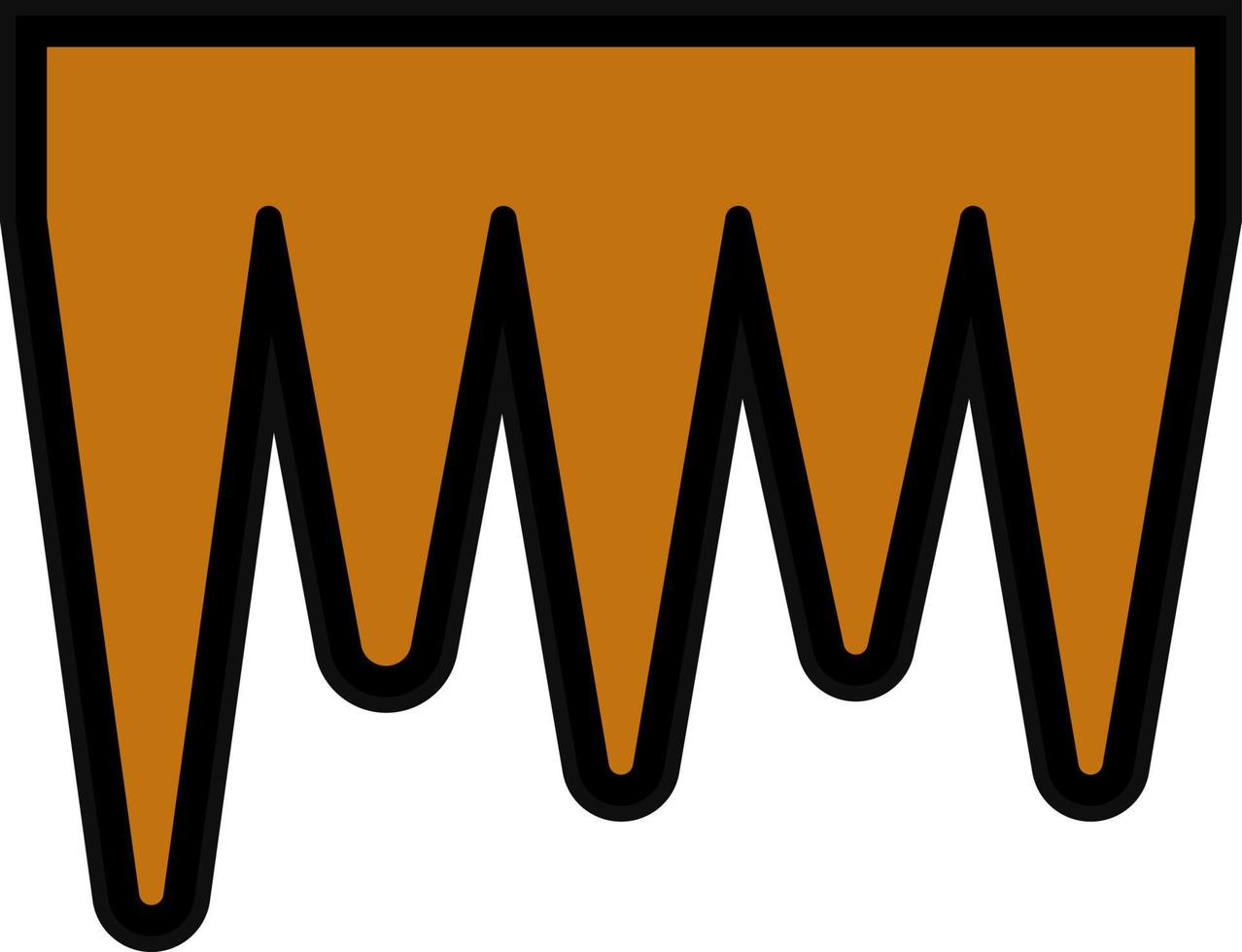 Icicle Vector Icon Design