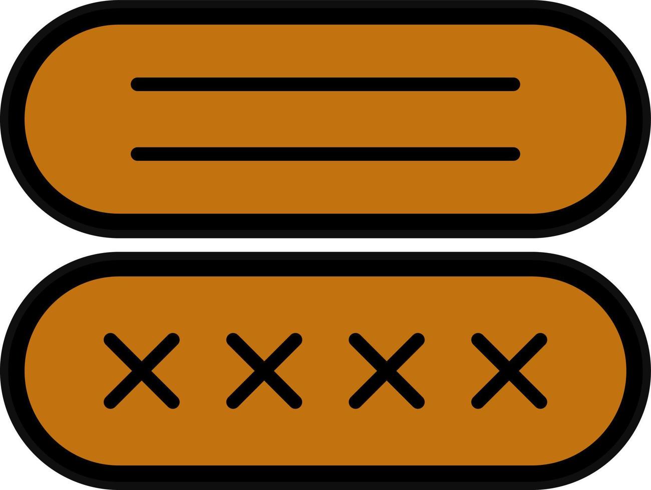 Password Vector Icon Design