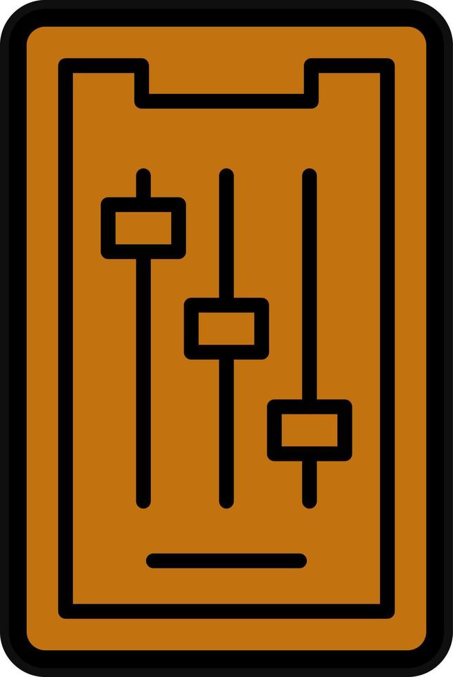 Mobile Controls Vector Icon Design