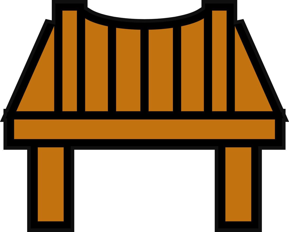 Bridge Vector Icon Design