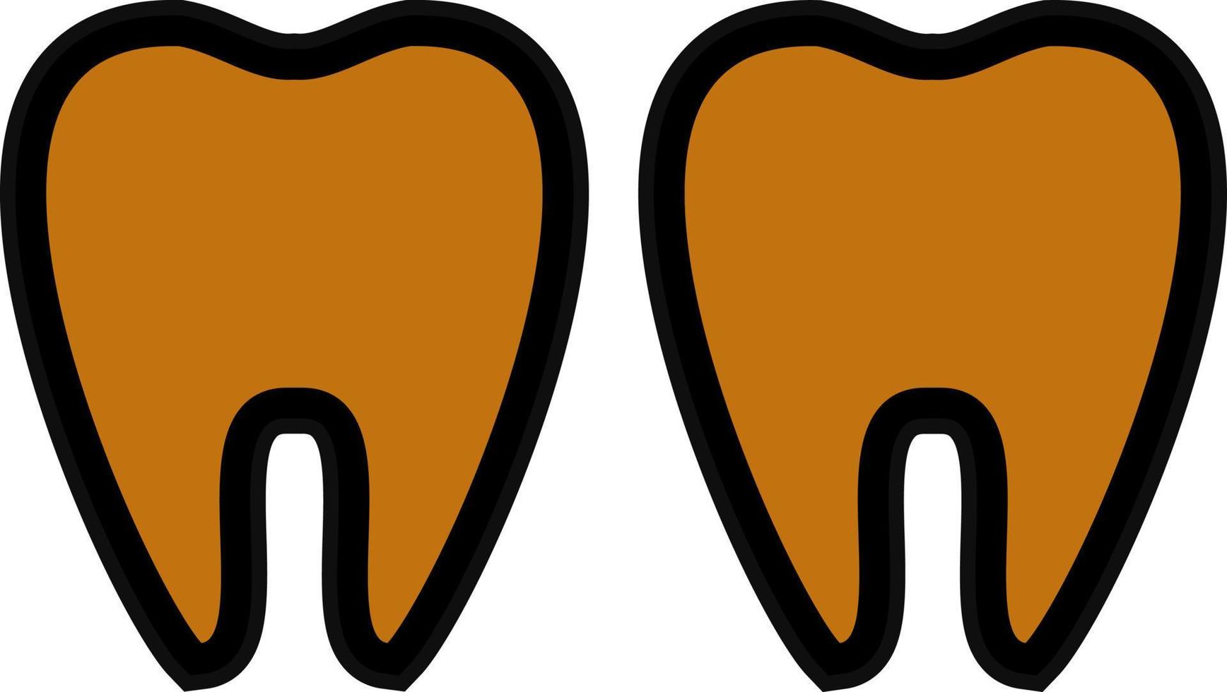 diseño de icono de vector de dientes