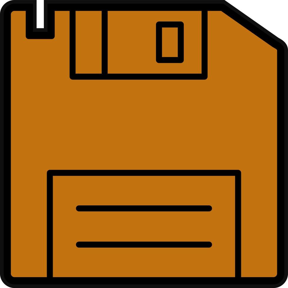 Floppy Disk Vector Icon Design