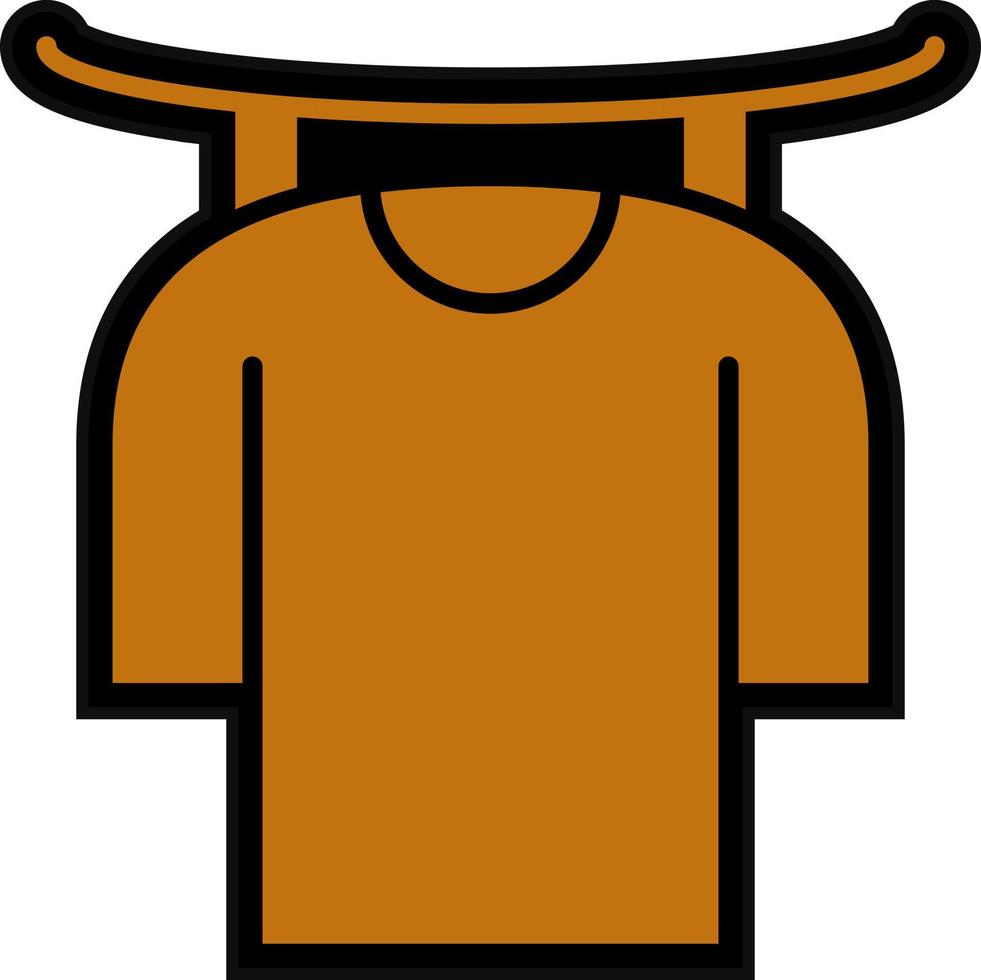 Drying Clothes Vector Icon Design
