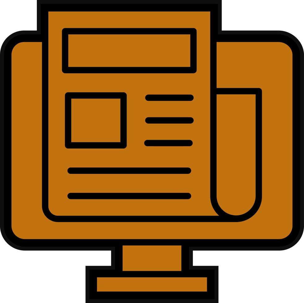 Publish Article Vector Icon Design