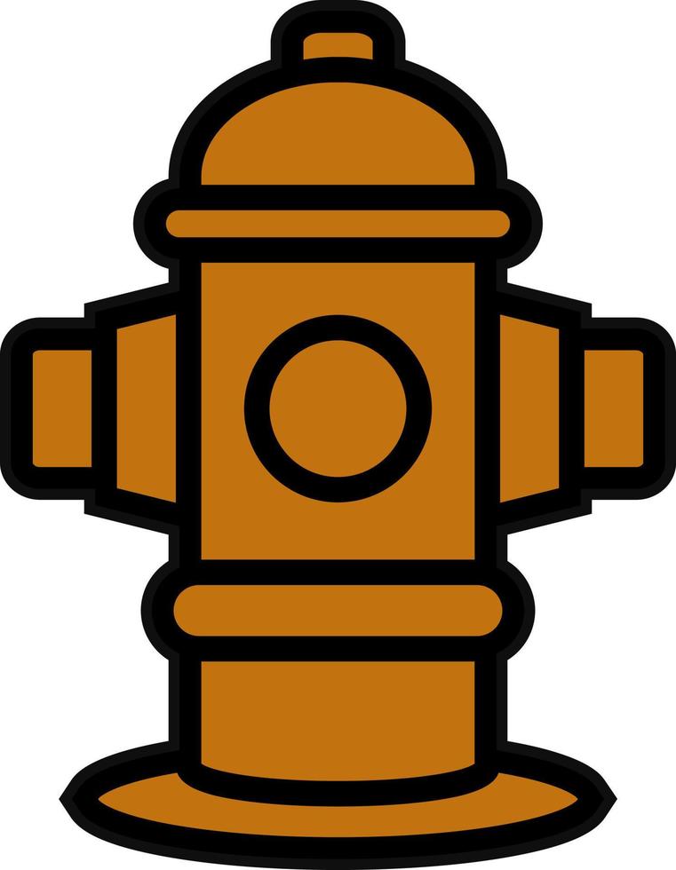 Hydrant Vector Icon Design
