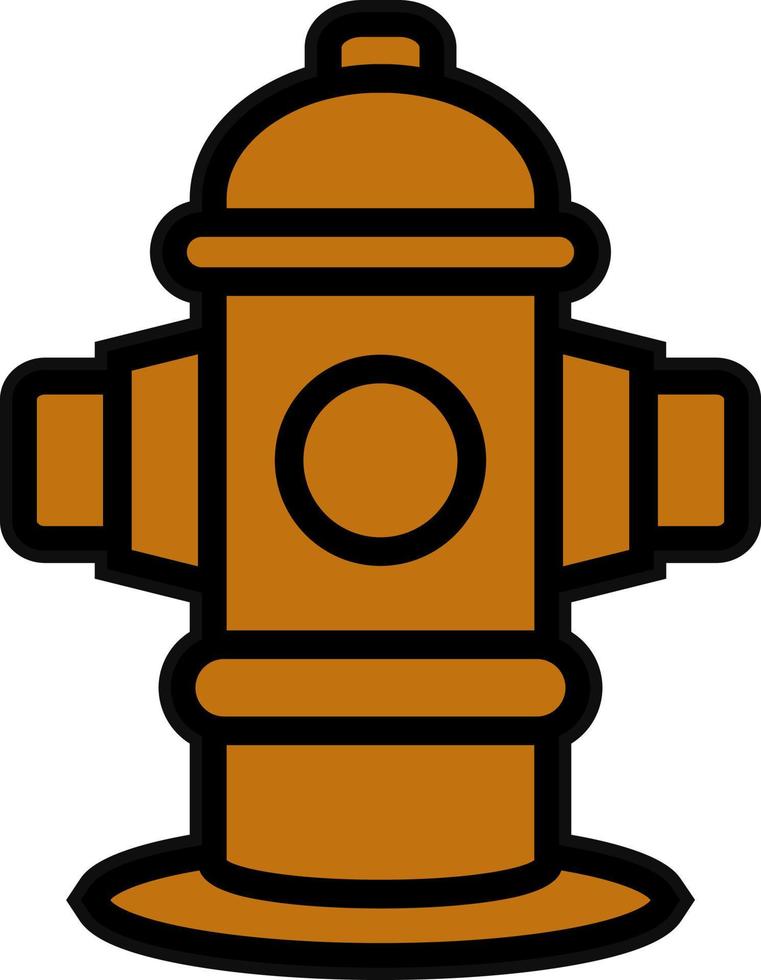 Hydrant Vector Icon Design