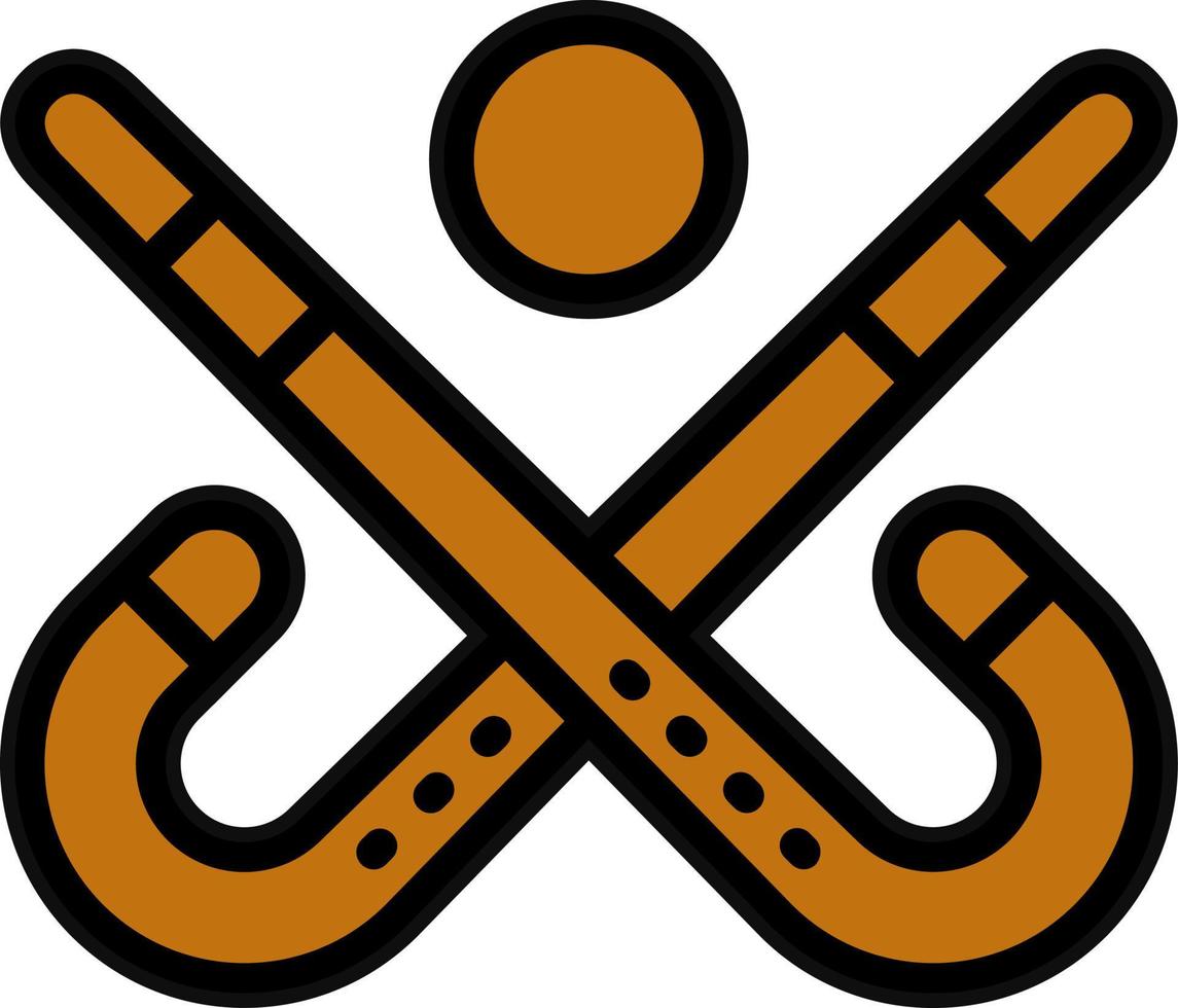 diseño de icono de vector de hockey