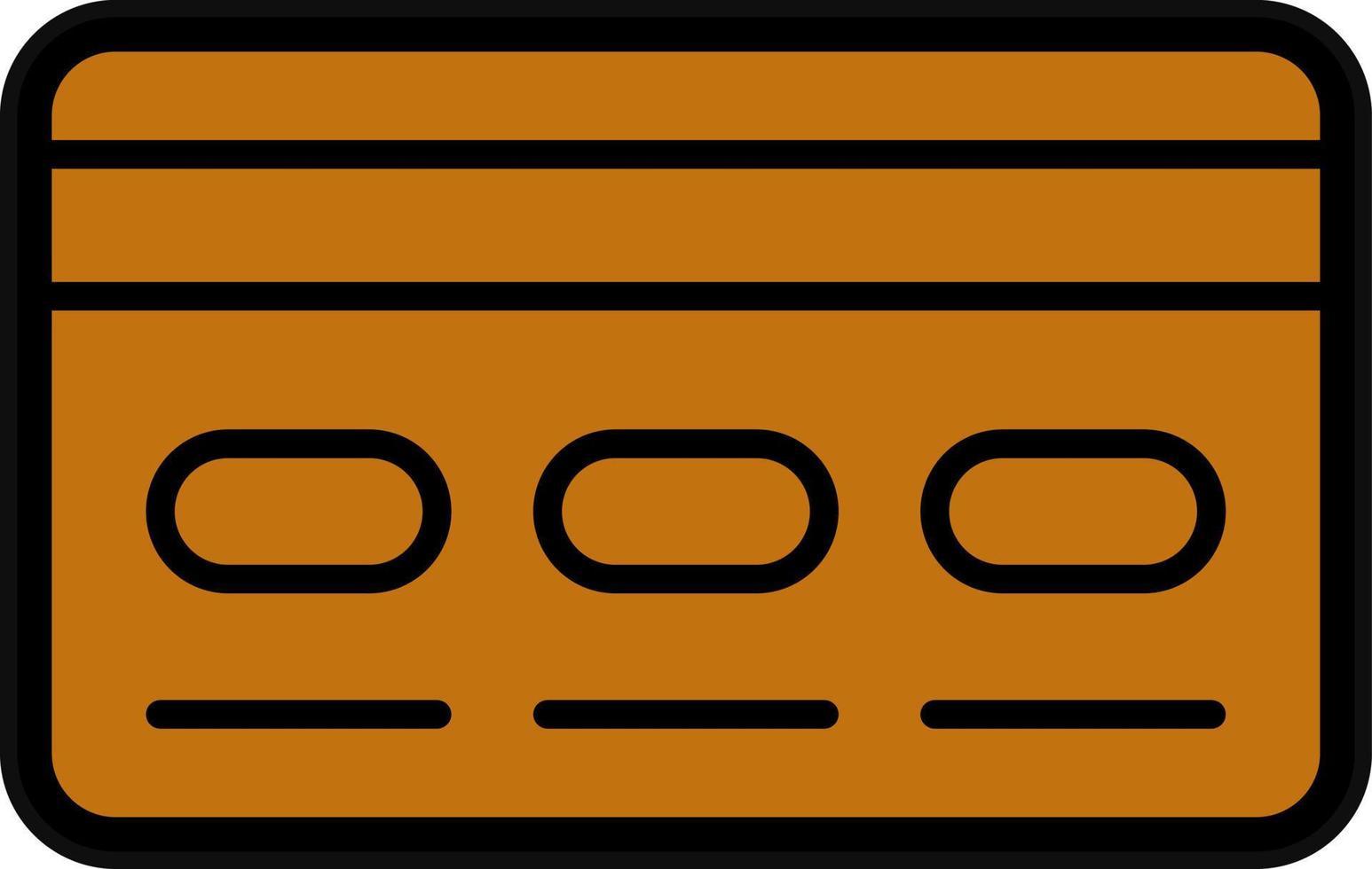 Debit Card Vector Icon Design