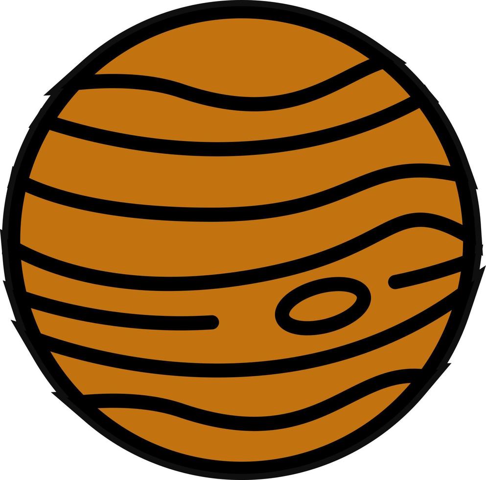 Jupiter Vector Icon Design