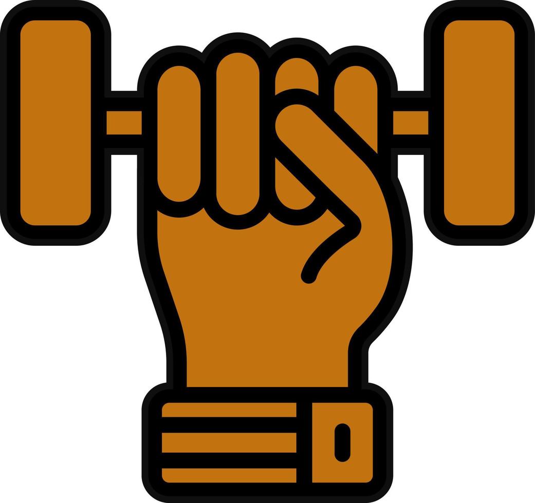 Weight Lifting Vector Icon Design