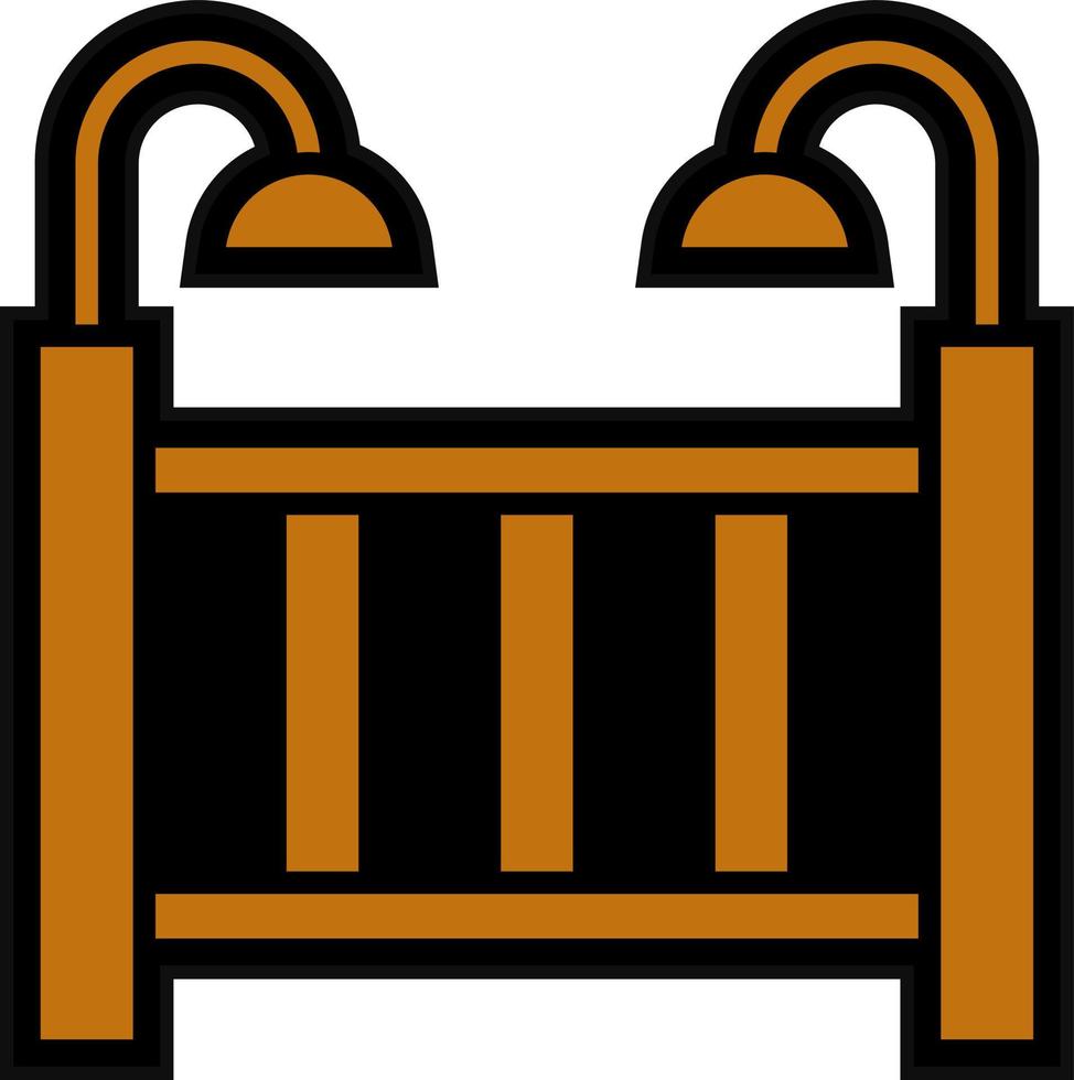 Crib Vector Icon Design
