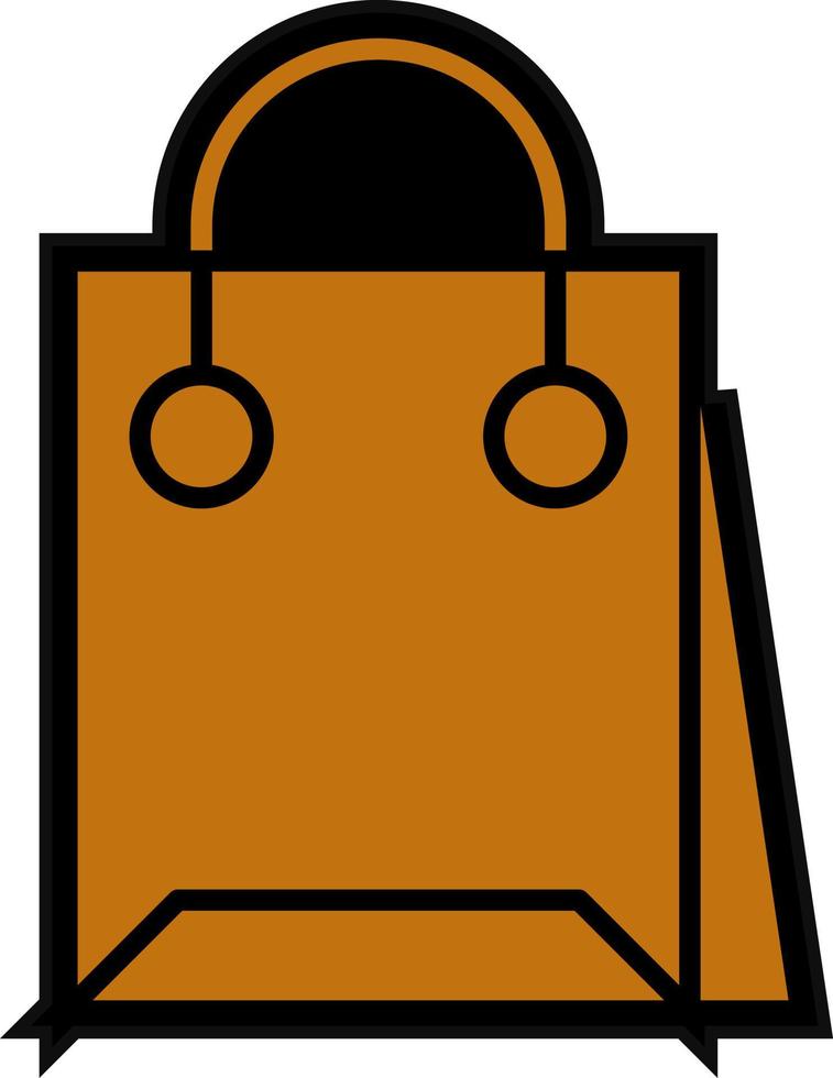 Paper Bag Vector Icon Design