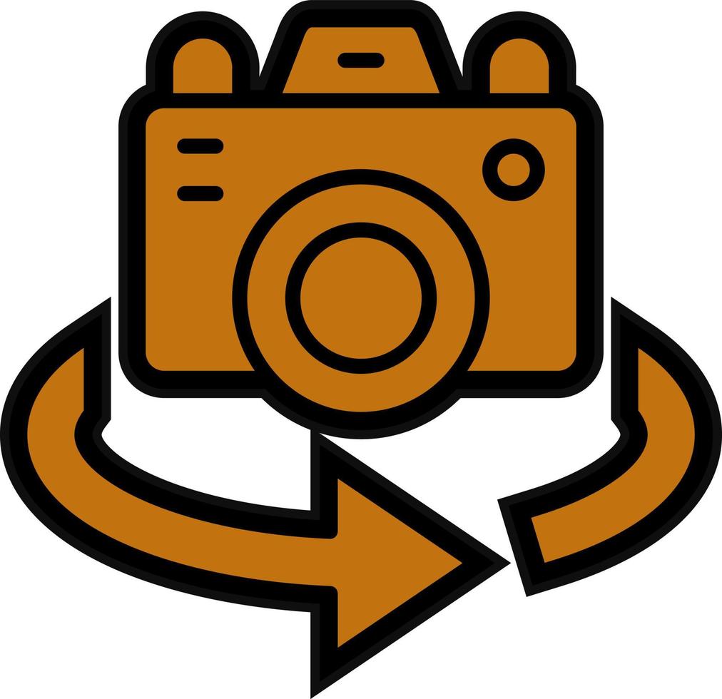 Vr Camera Vector Icon Design