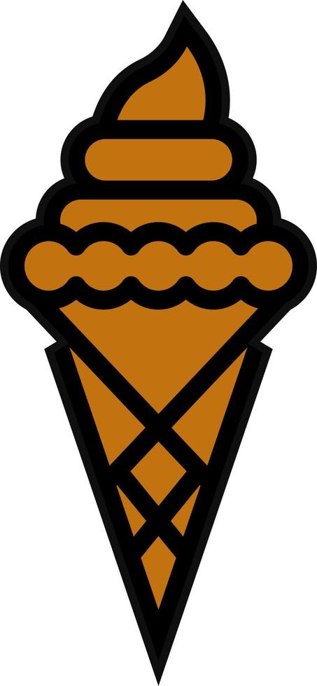 diseño de icono de vector de helado